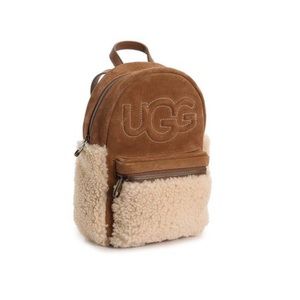 UGG Women's Dannie II Backpack Sheepskin, Chestnut, Large
